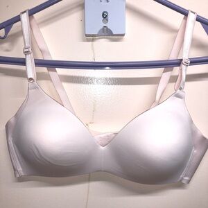 Baby pink Warners wireless bra 36A